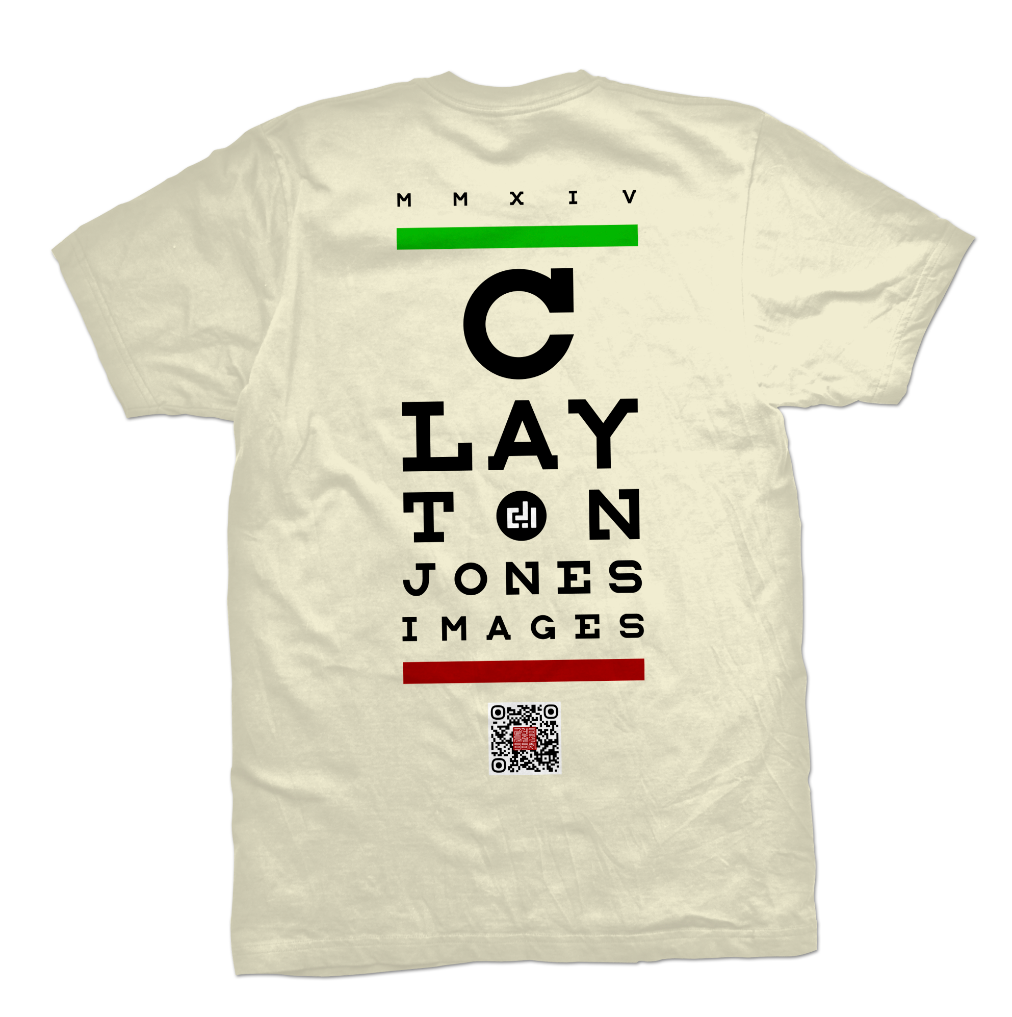 Clayton Jones Images 50/50 tee VZN, cream