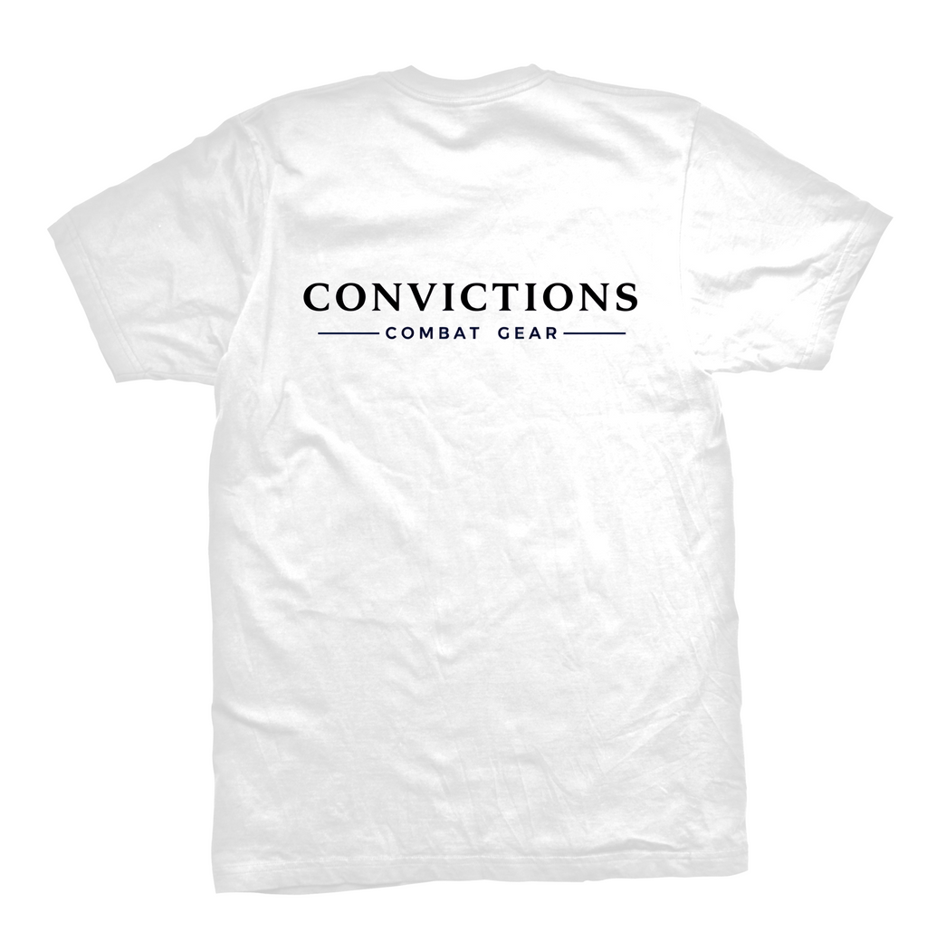 Convictions 50/50 tee Kimura King, white