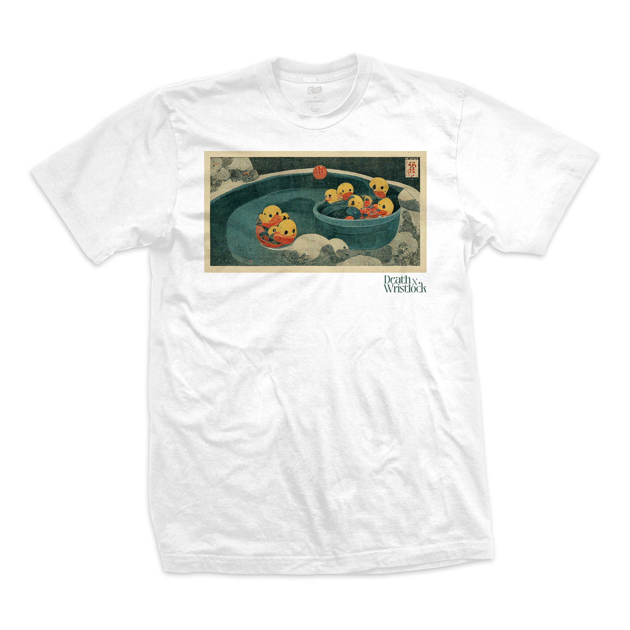 DxW: Duck Ramen bamboo tee, white