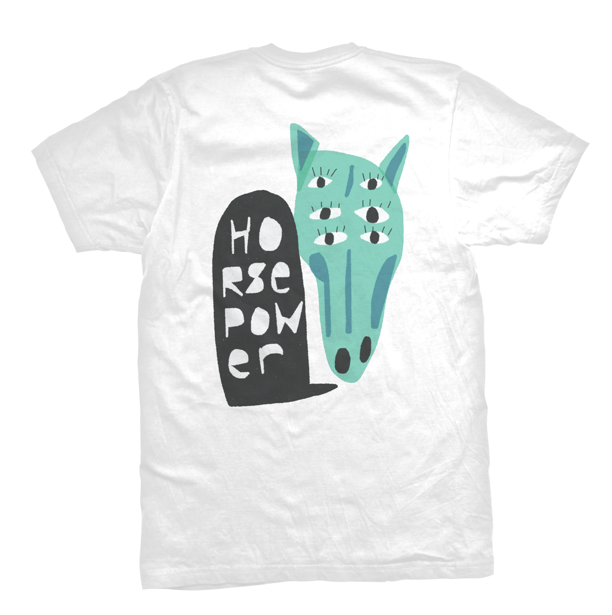 DxW: Horsepower bamboo tee, white