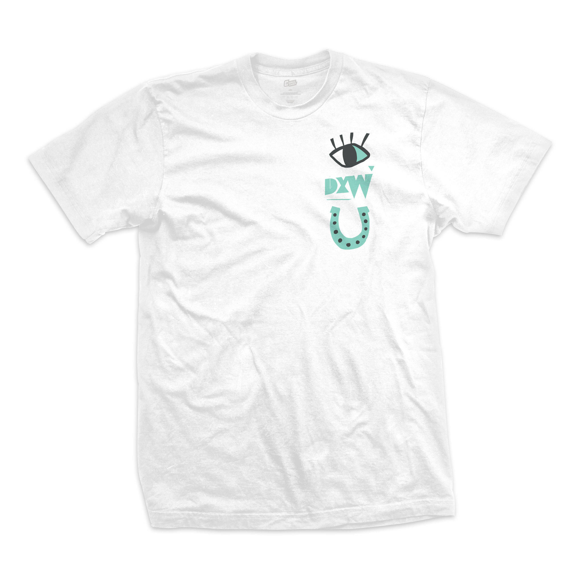 DxW: Horsepower bamboo tee, white