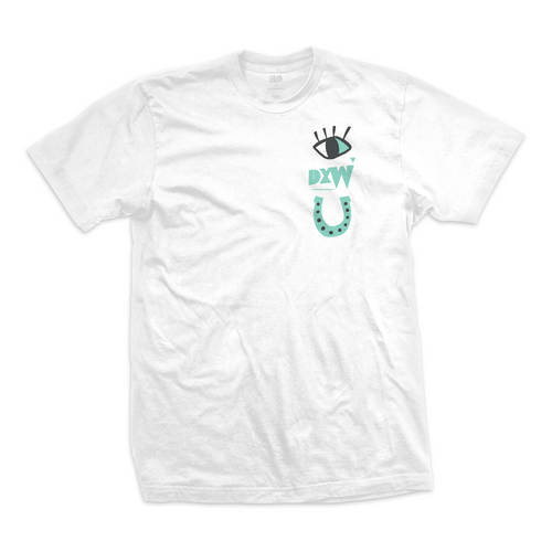 DxW: Horsepower bamboo tee, white