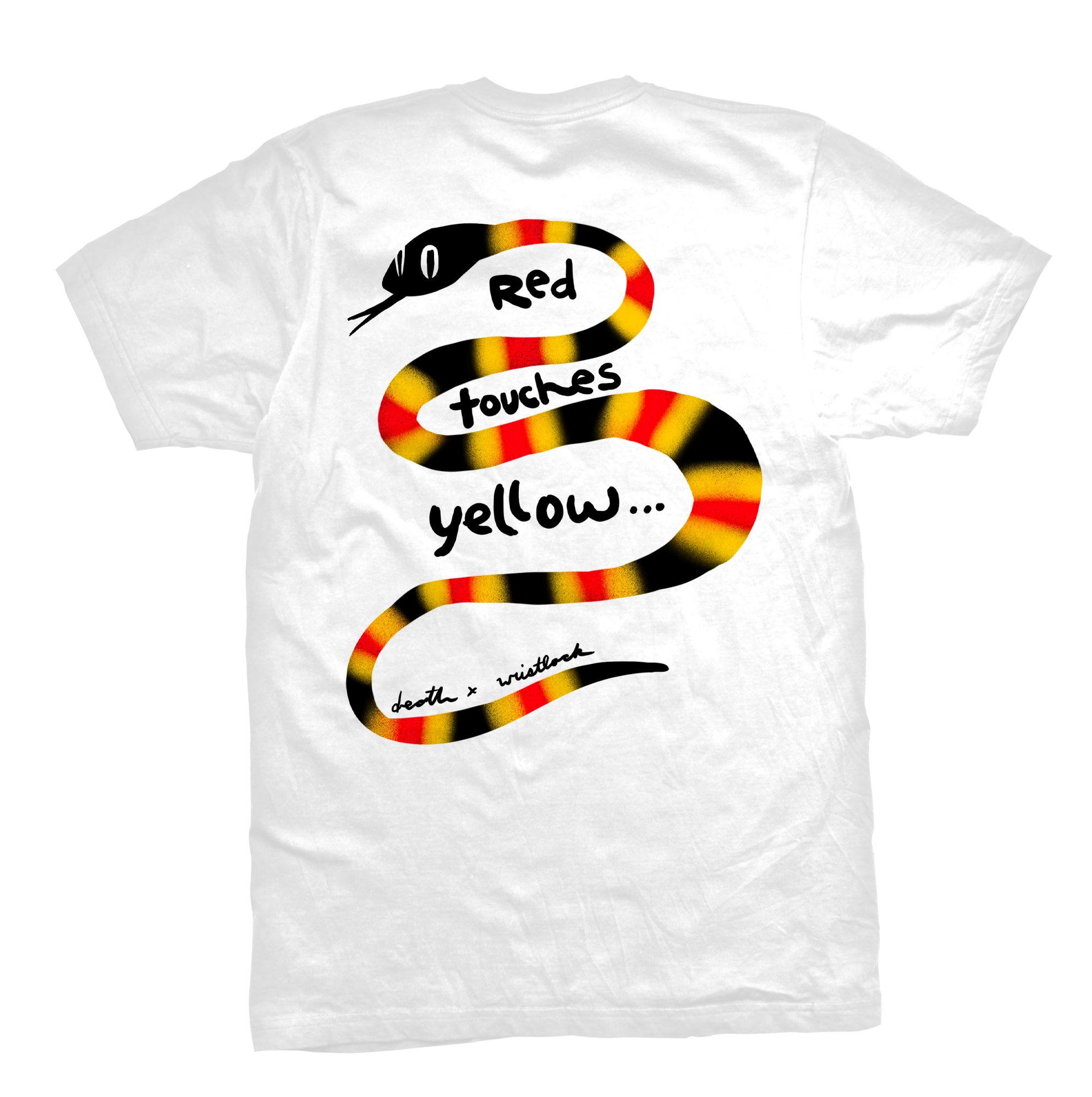 DxW: Snake Fellow bamboo tee, white