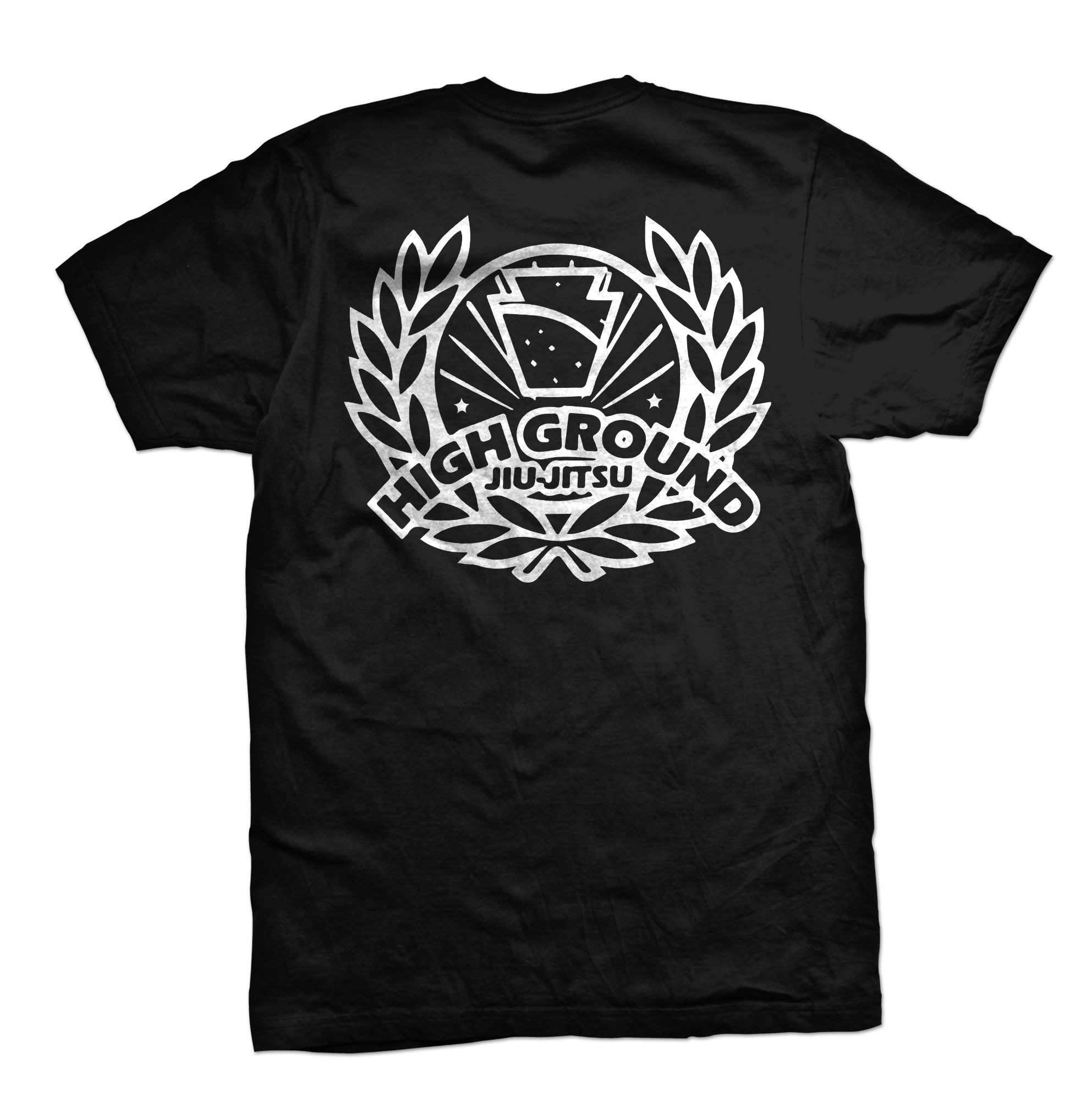 High Ground BJJ tee Standard Issue, black