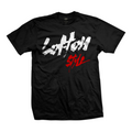 Lofton Style 50/50 tee Script, black/white/red
