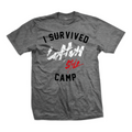 Lofton Style tri-blend tee I Survived, athl. grey