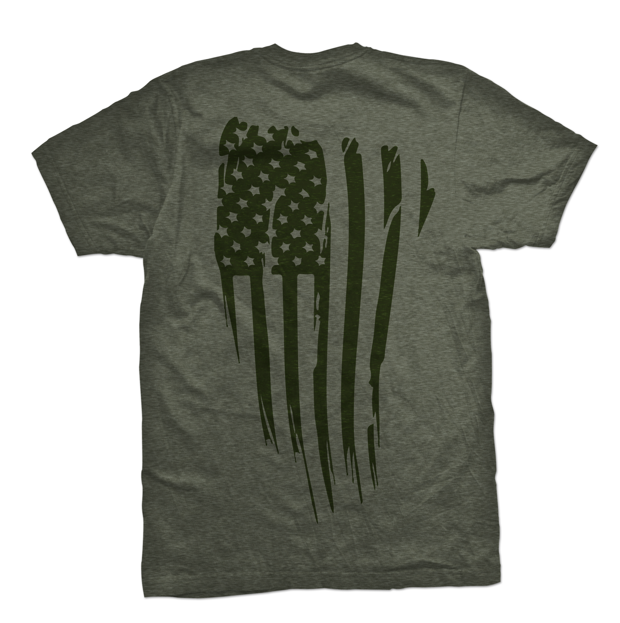 Lui Jiu Jitsu tee Necessary Violence, o.d. green