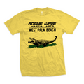 Rogue Wave 50/50 tee Vintage Gator, yellow