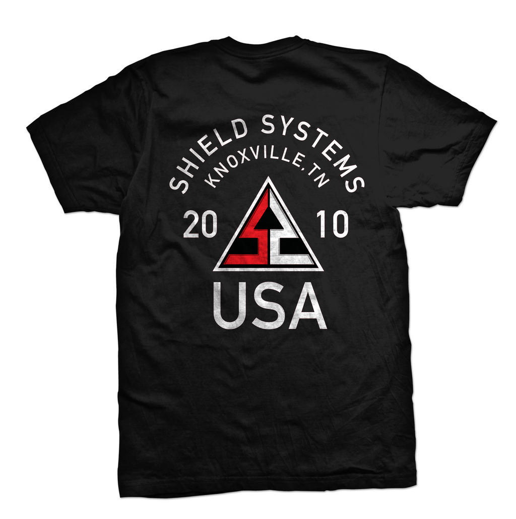 Shield Systems tee Badge, black