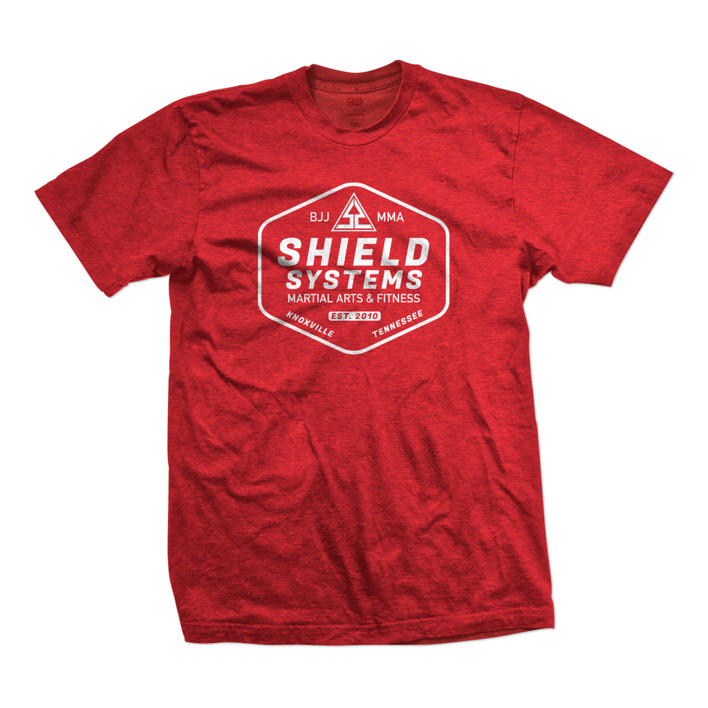 Shield Systems tee Badge, red