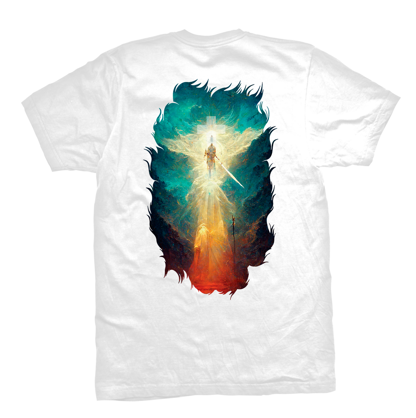 The Light tee Warrior, bamboo white