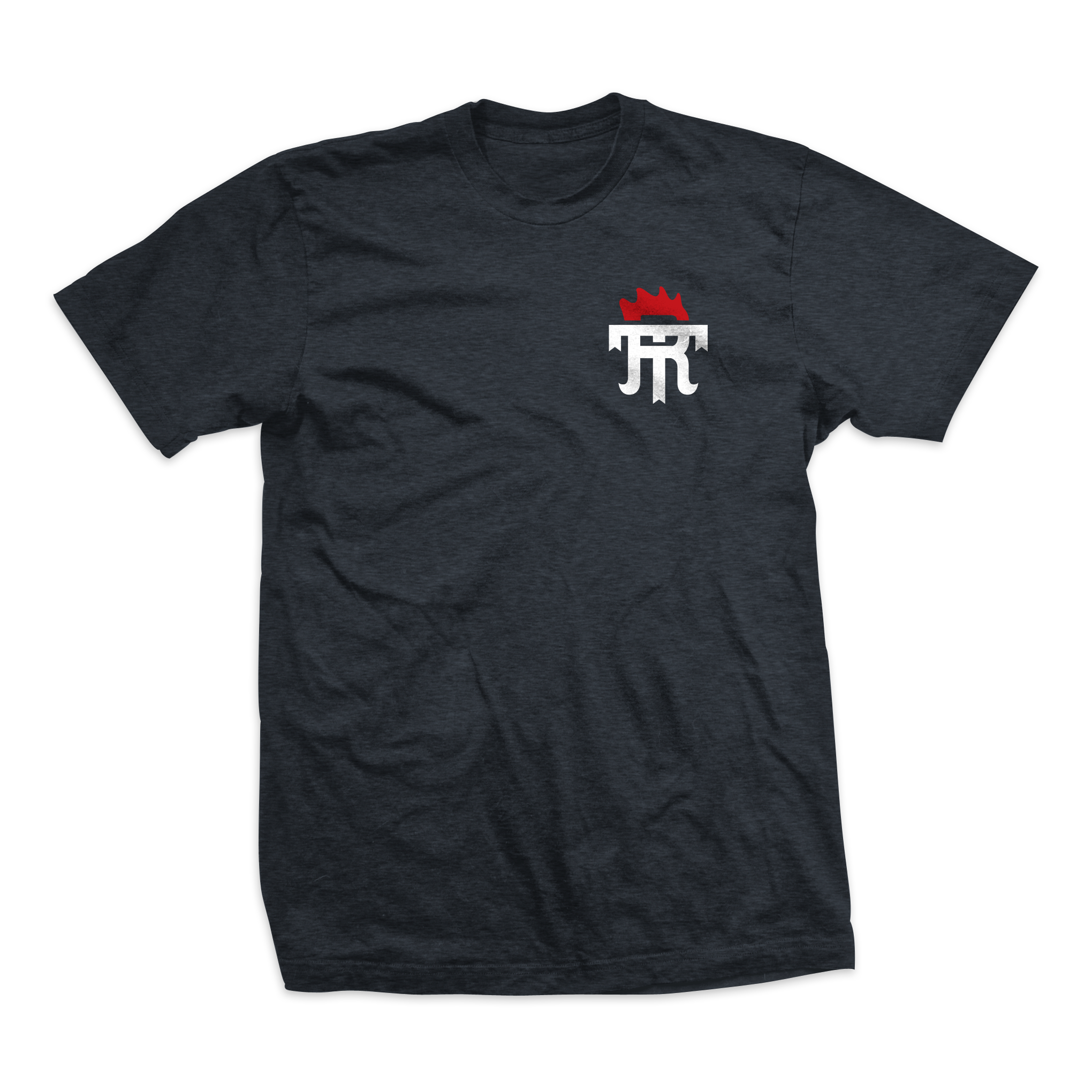 Twisted Rooster 50/50 tee Head Honcho, heather navy