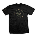 Twisted Rooster 50/50 tee Icon, el tigre camo on black