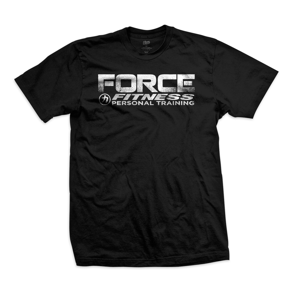 Rogue Wave unisex tee Force Fitness, black