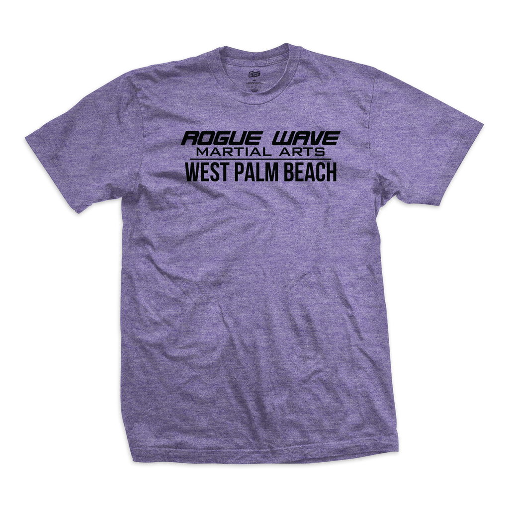 Rogue Wave tee Vintage Kanji, heather purple