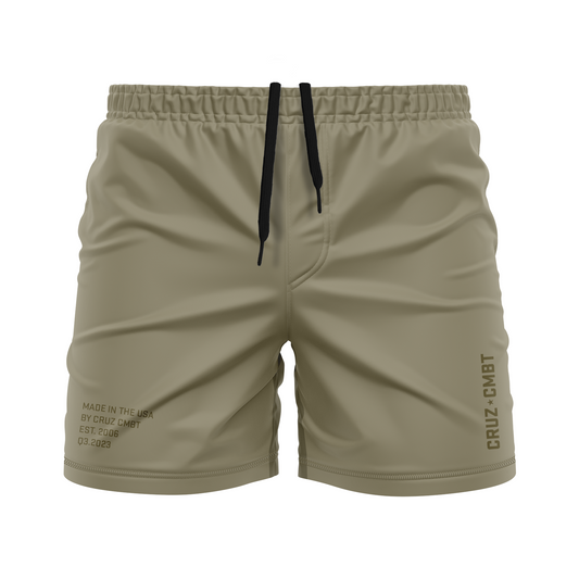 Base Collection men's training shorts, gold