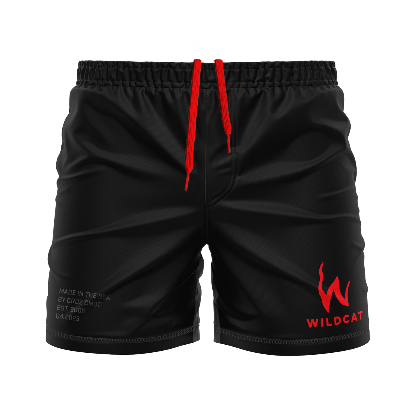 Wildcat Wrestling Club FC shorts Standard Issue, black