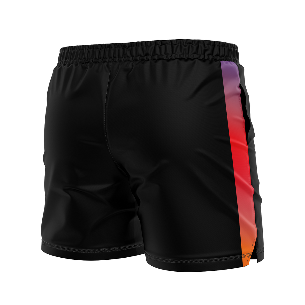 CCFC men's FC shorts Reapers, black/red/orange/purple