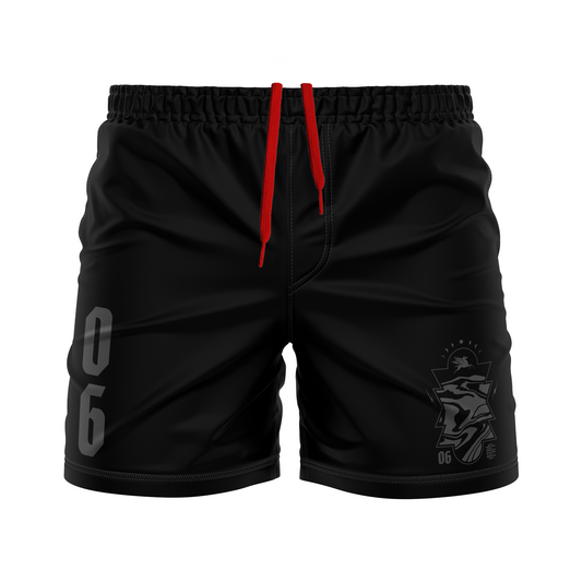 CCFC men's FC shorts Reapers, black with red, orange, purple