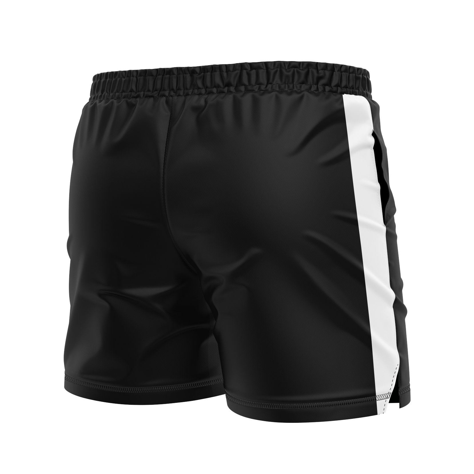 CCFC men's FC shorts Pile Drivers, black with Caribbean green/purple