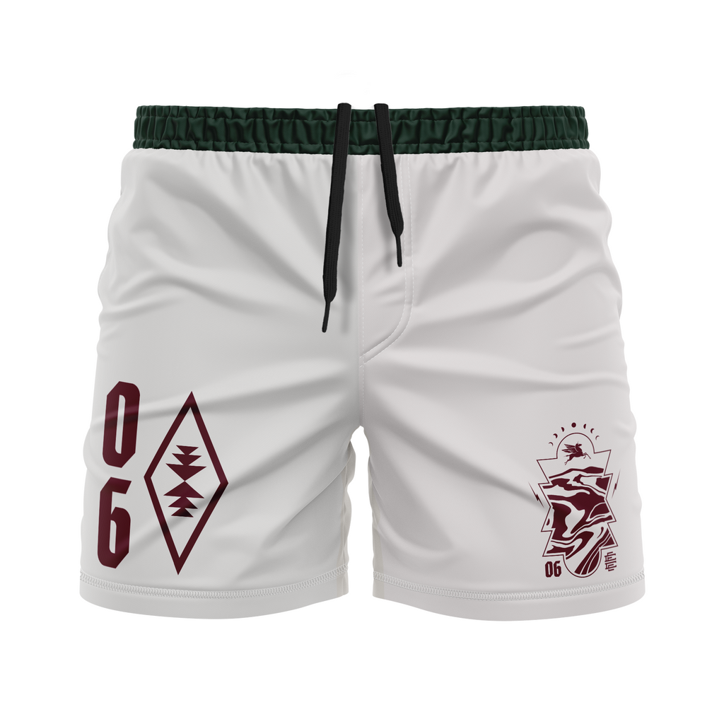 CCFC men's FC shorts Youngbloods, white/green/maroon