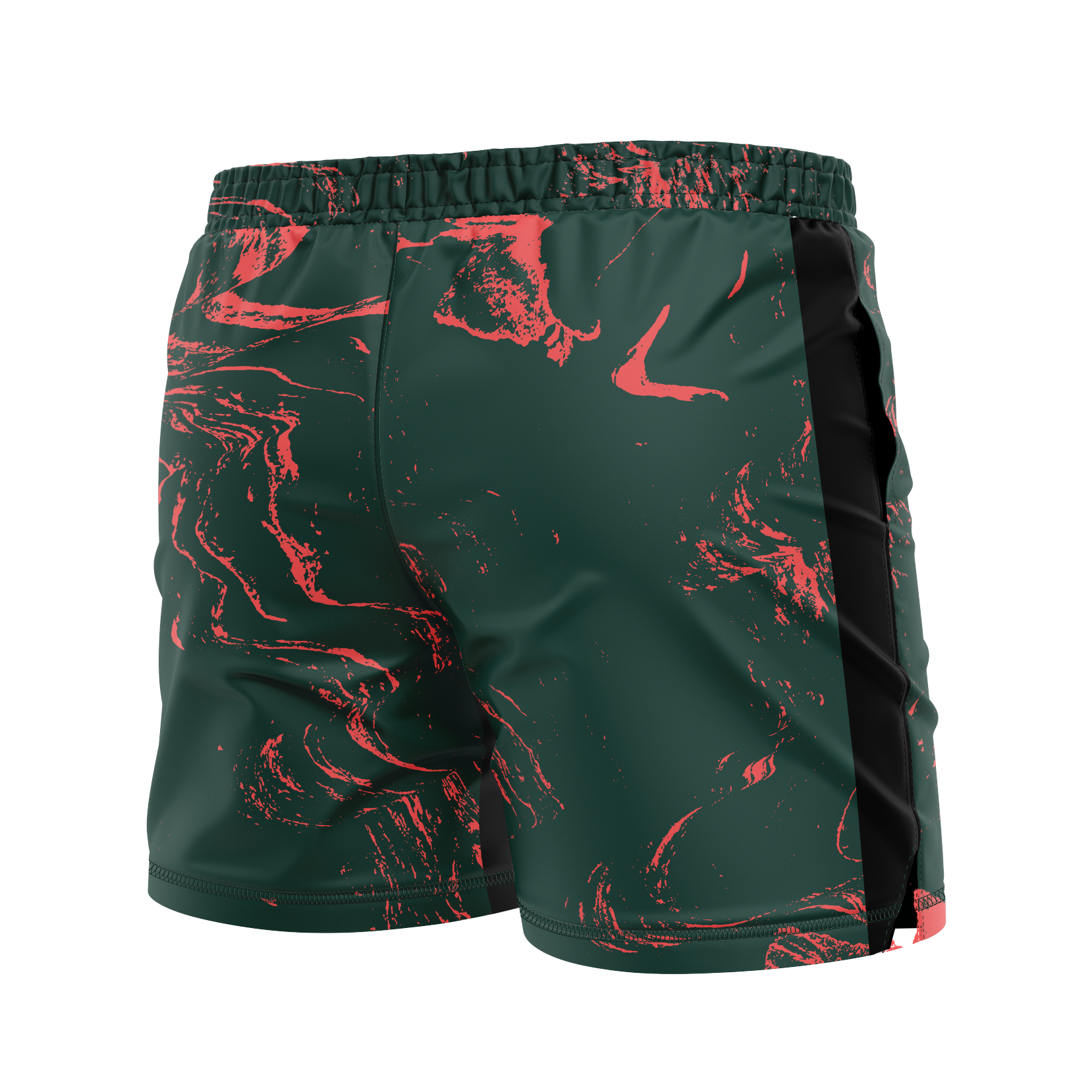 CCFC men's FC shorts Zombie Flamingos, midnight green/pink