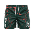 CCFC Zombie Flamingos men's FC shorts, midnight green/pink