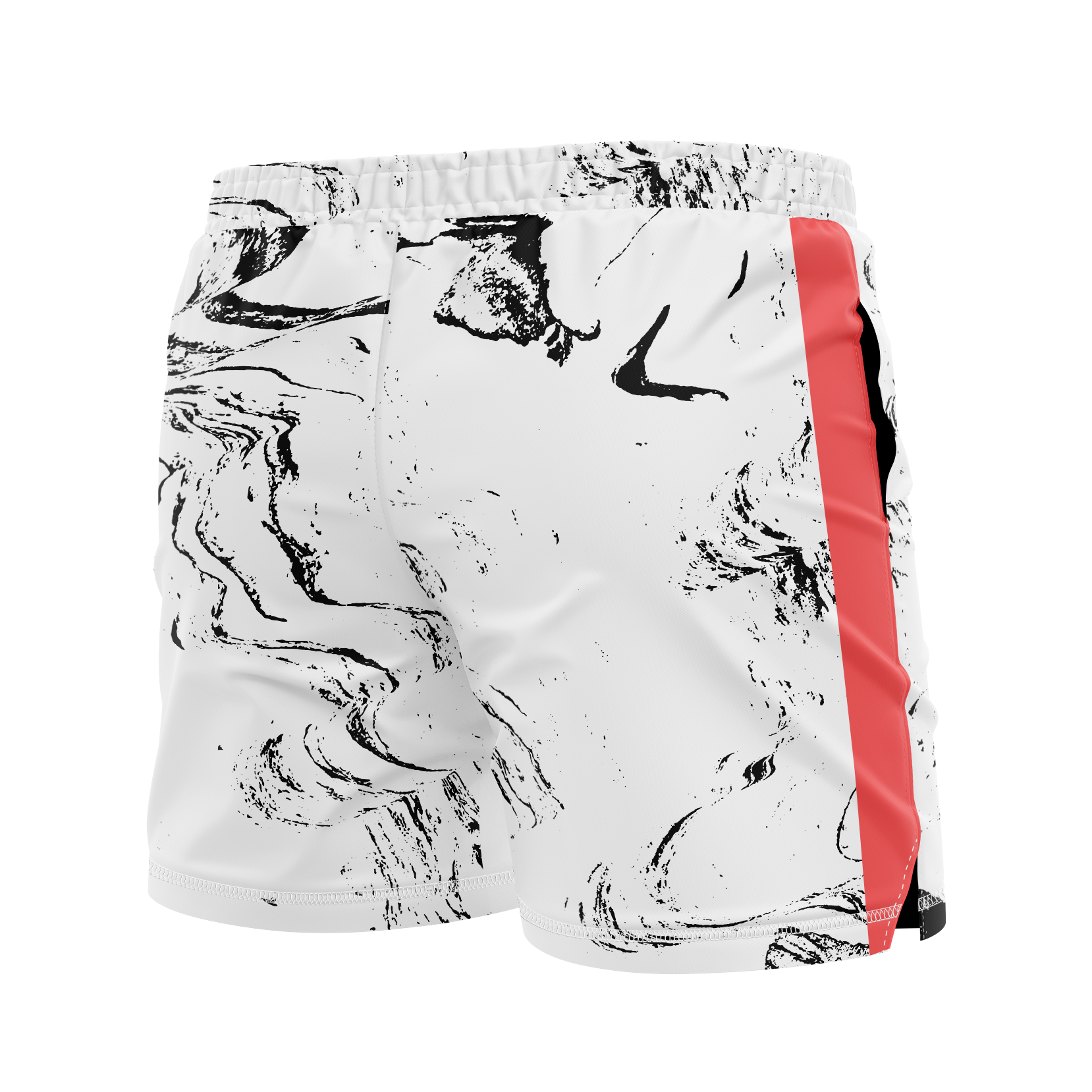 CCFC men's FC shorts Zombie Flamingos, white/black