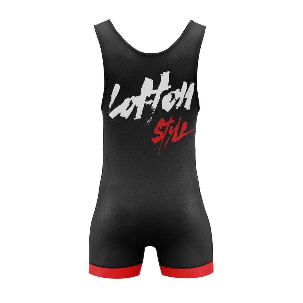 Lofton Style men's singlet Standard Issue, black