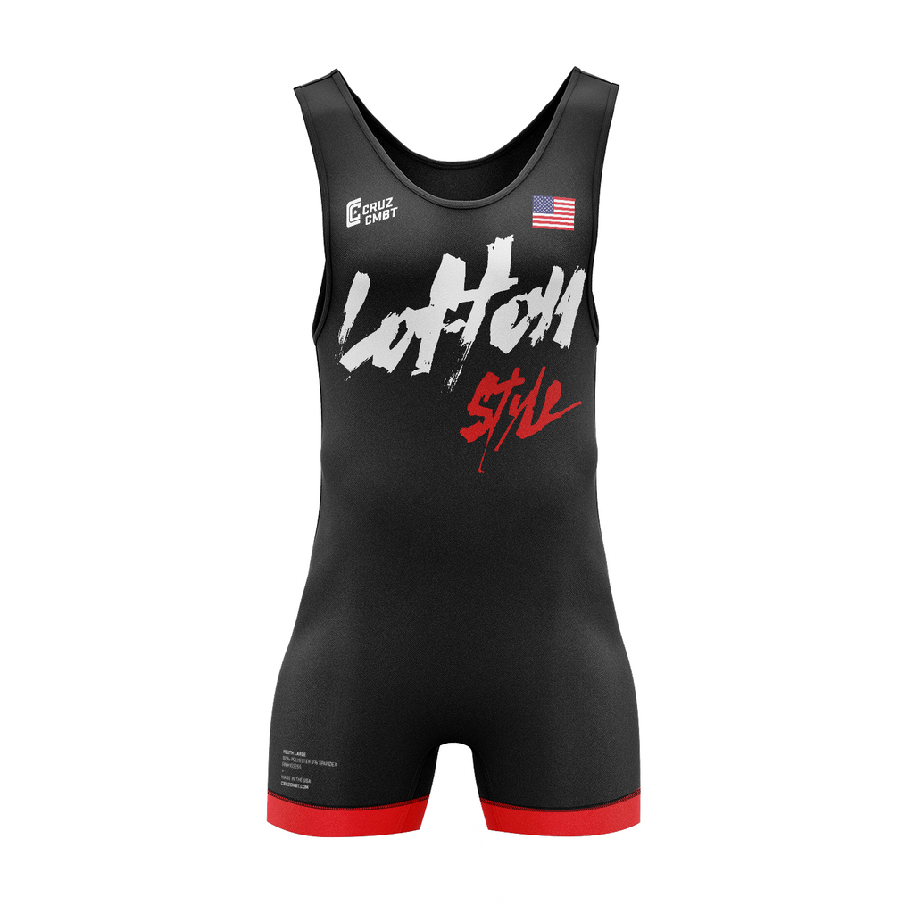 Lofton Style men's singlet Standard Issue, black