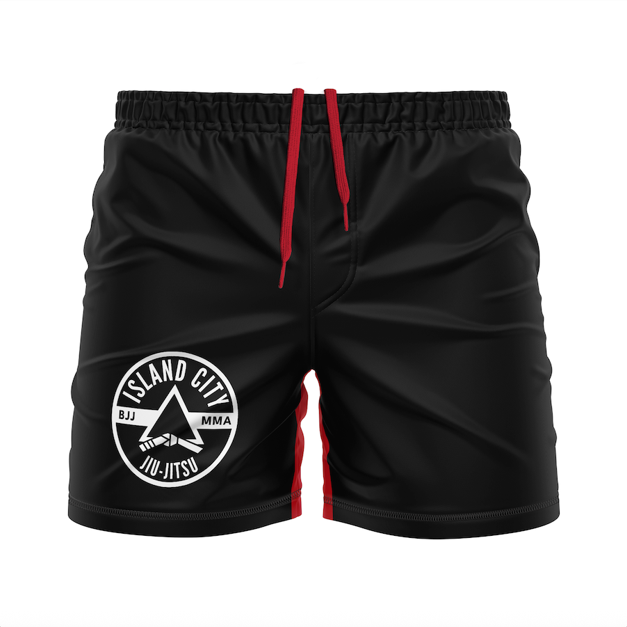 Island City men's FC shorts Badge Ranked, black