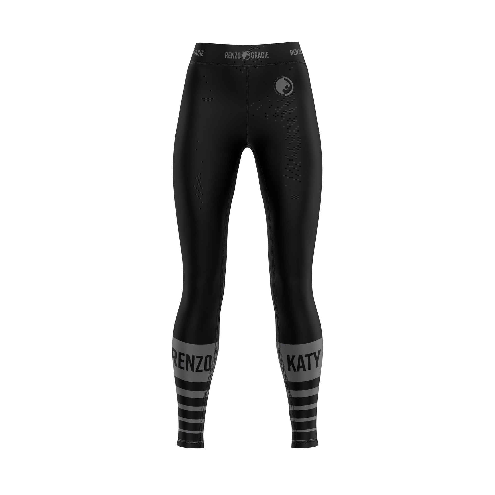 wholesale Renzo Gracie Katy women's grappling tights Standard Issue, black and grey