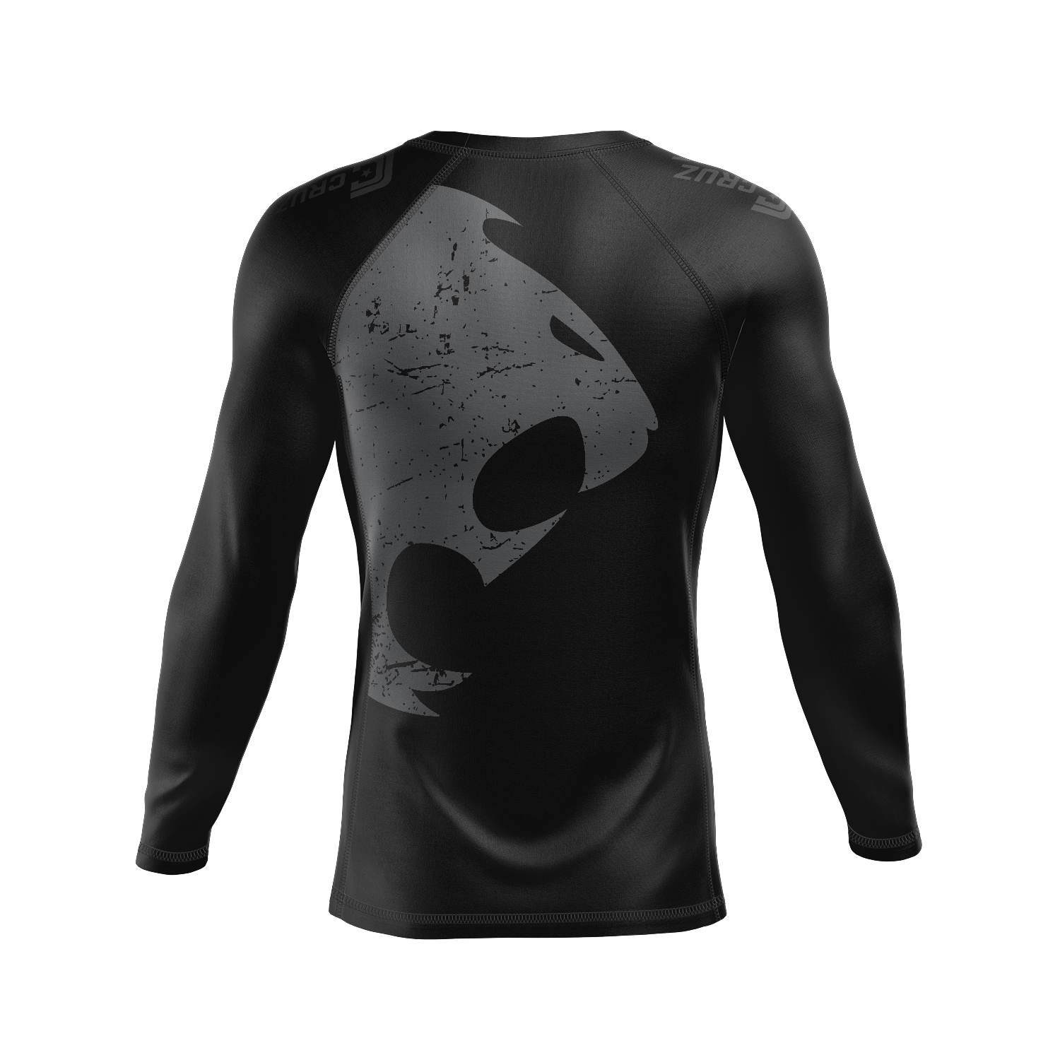 Renzo Gracie Katy rash guard Standard Issue, black and grey