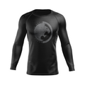 Renzo Gracie Katy rash guard Standard Issue, black and grey