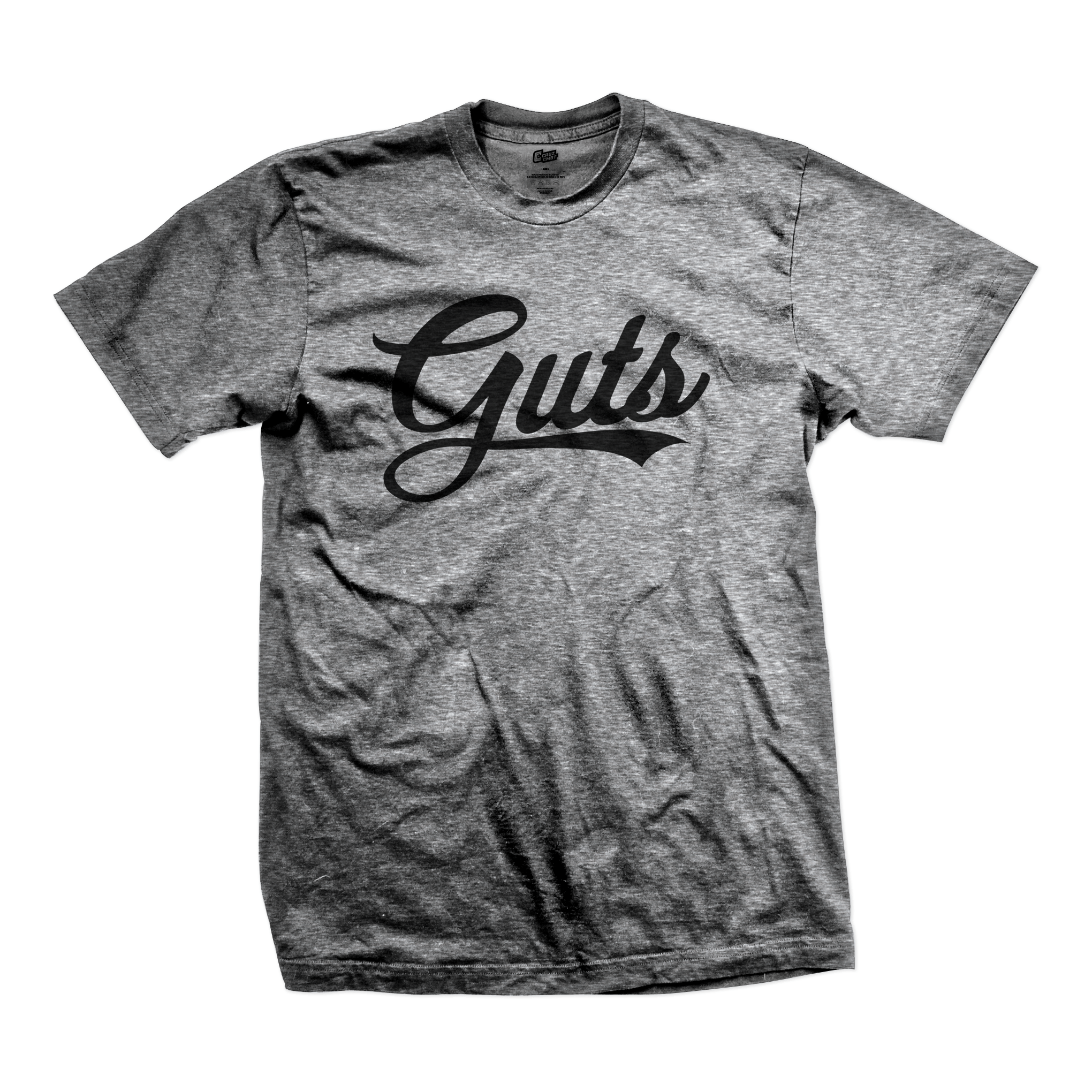 Guts tri-blend tee, athletic grey