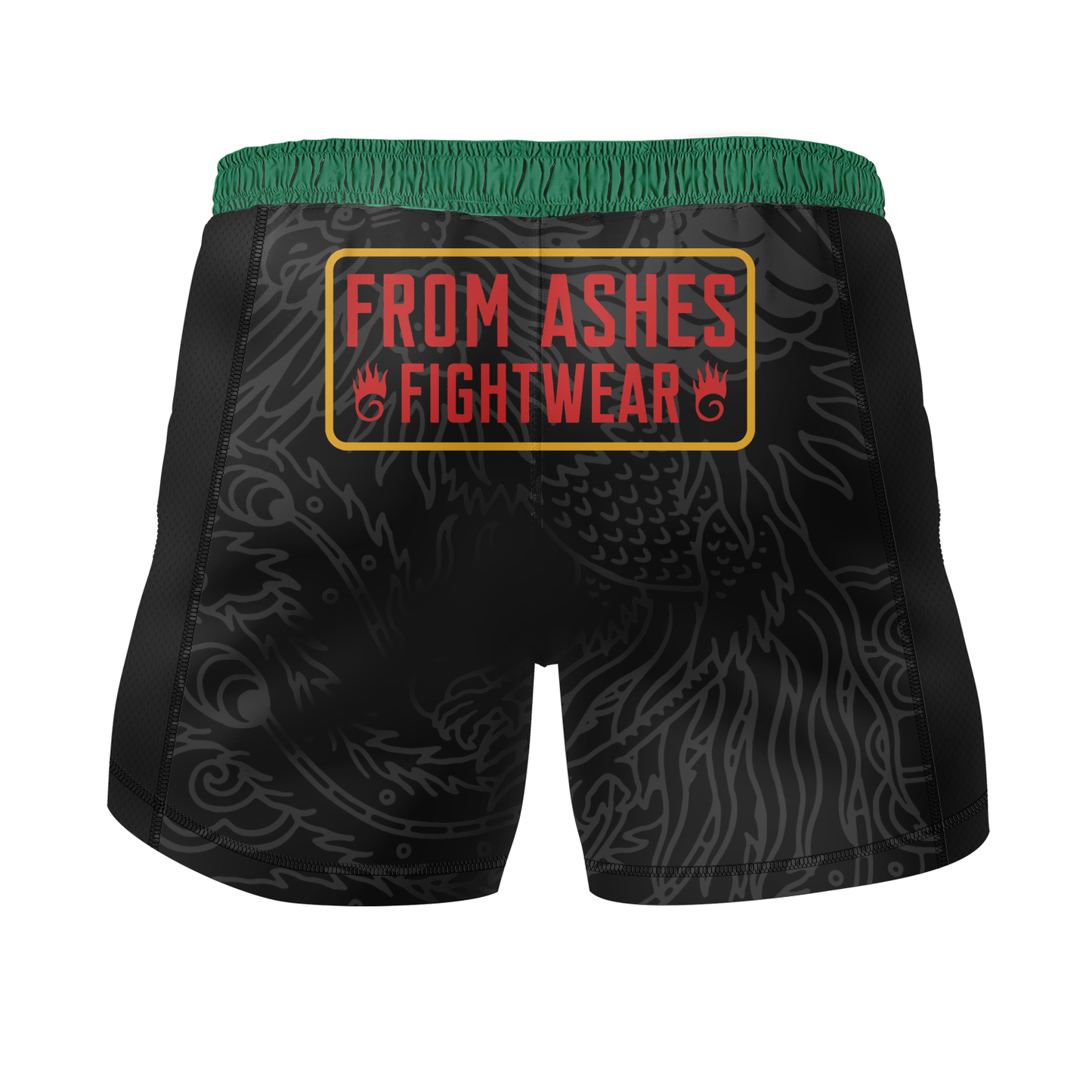 From Ashes Fightwear men's fight shorts Phoenix, black