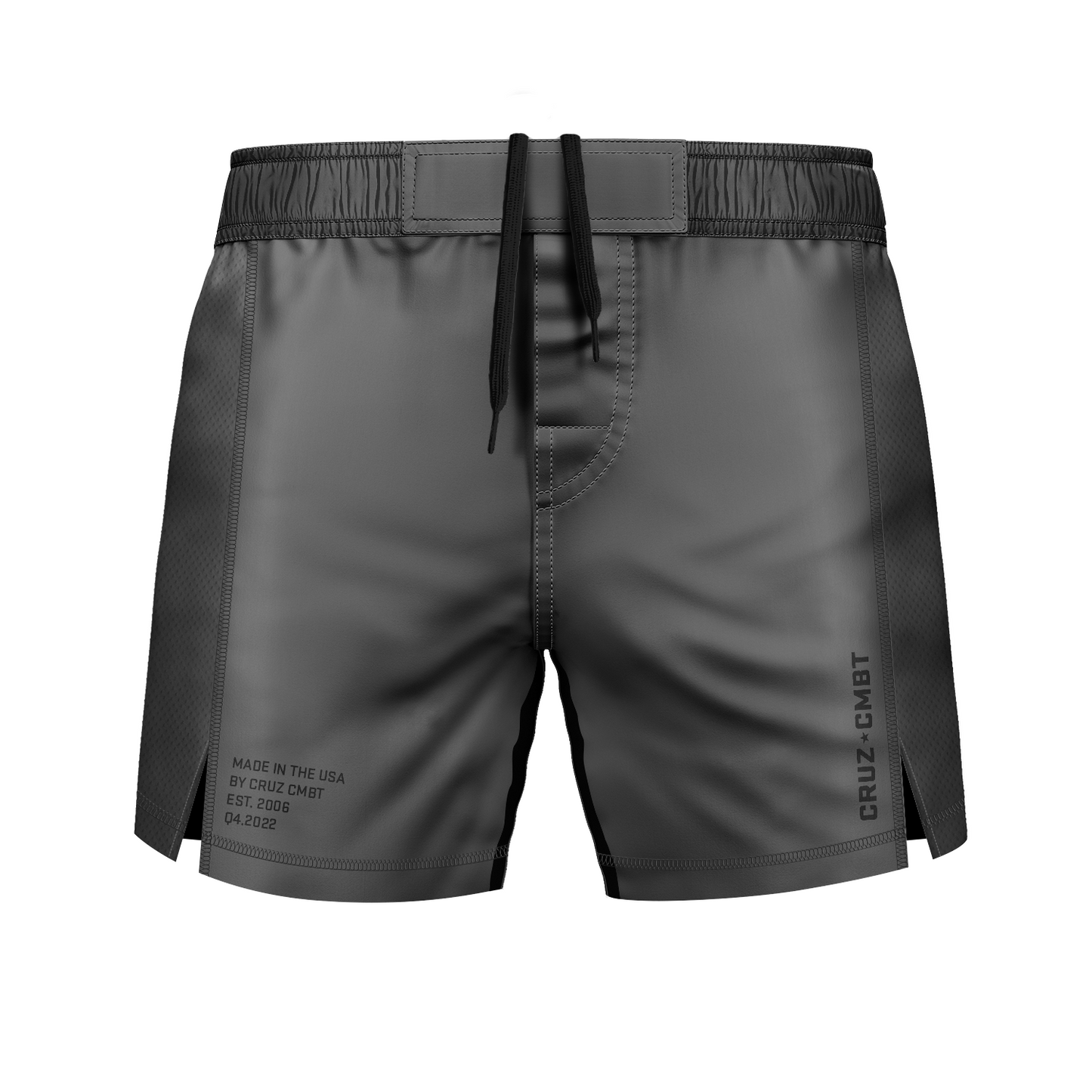 Base Collection men's fight shorts, grey