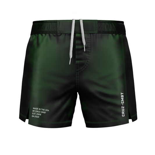 Base Collection men's fight shorts, hunter green