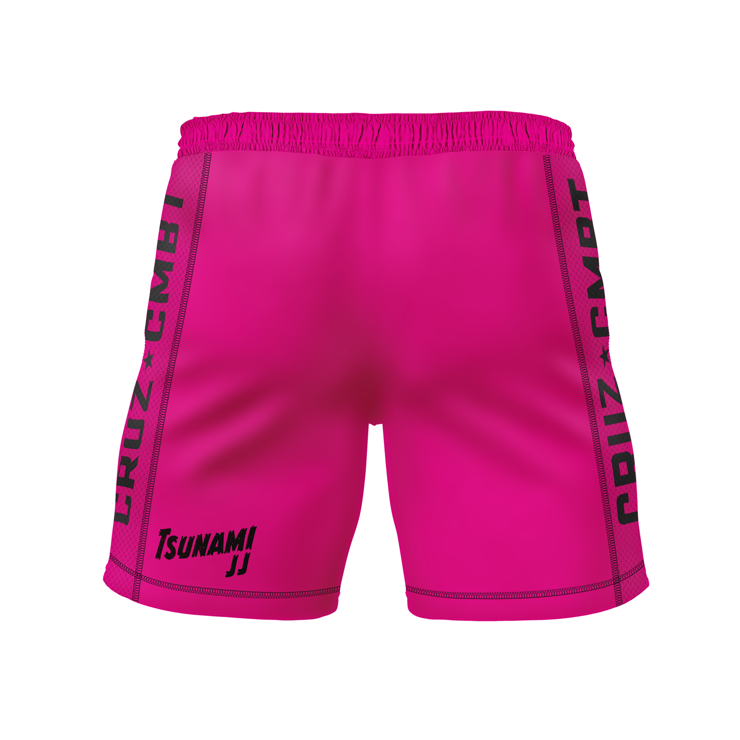 Tsunami JJ men's 7" fight shorts Pink Wave, pink