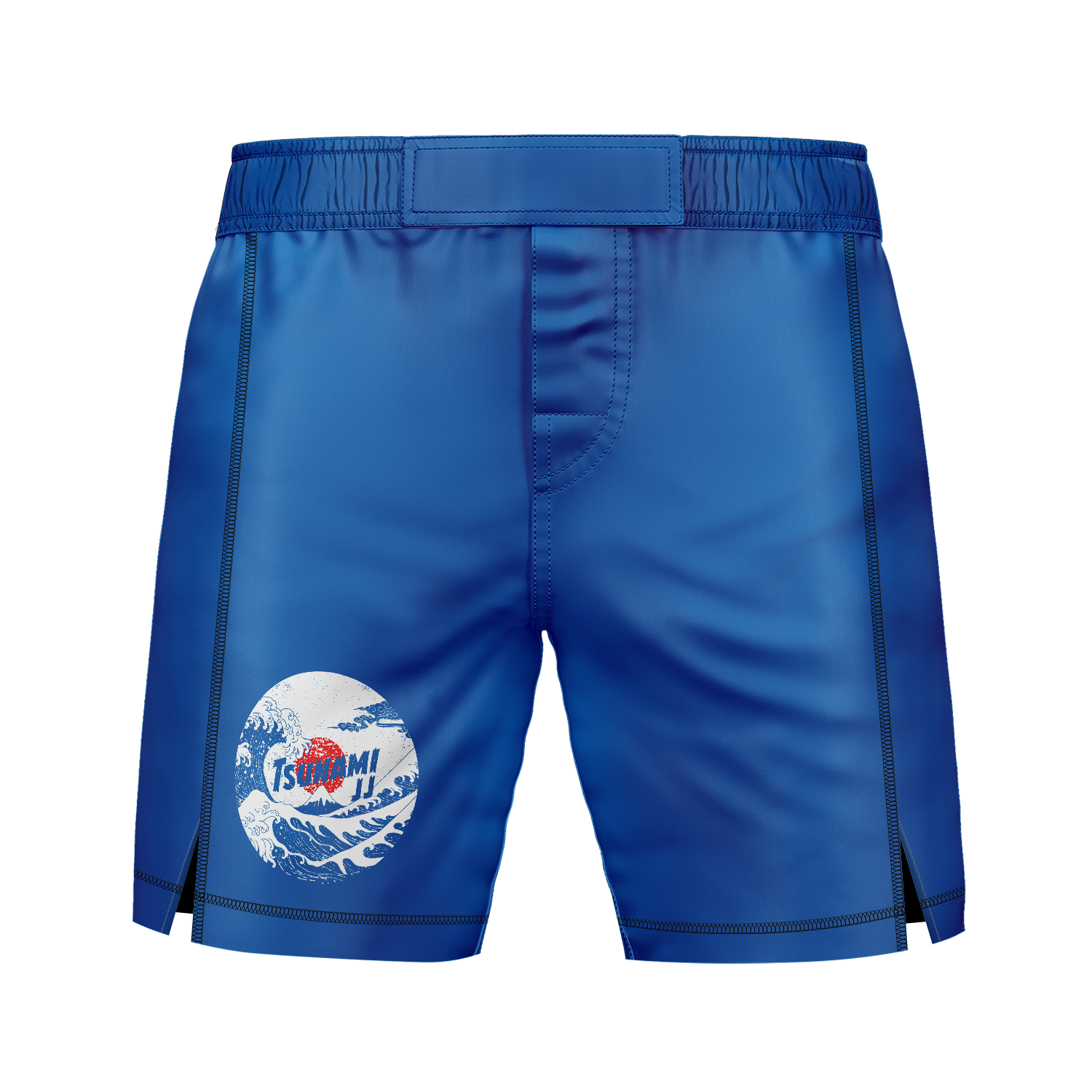 Tsunami JJ men's 7" fight shorts Ranked, blue