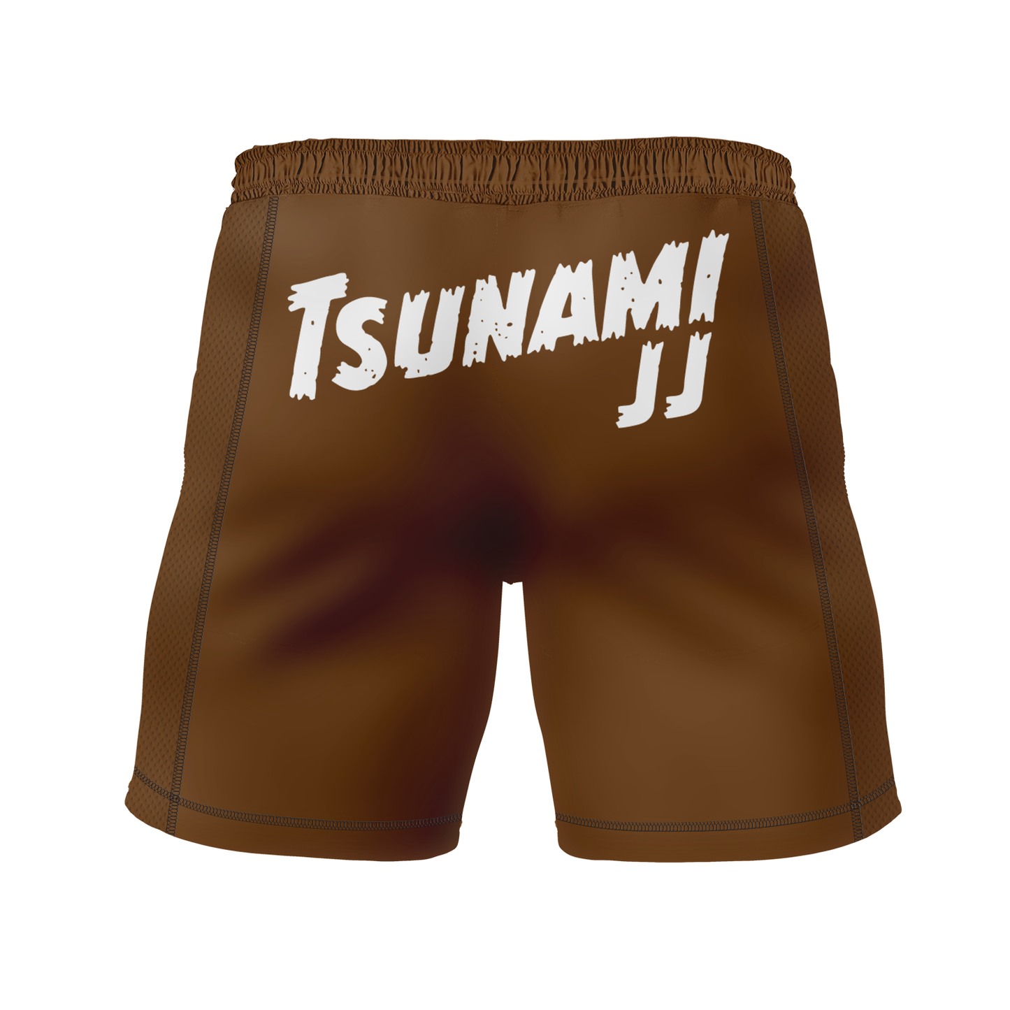 Tsunami JJ men's 7" fight shorts Ranked, brown