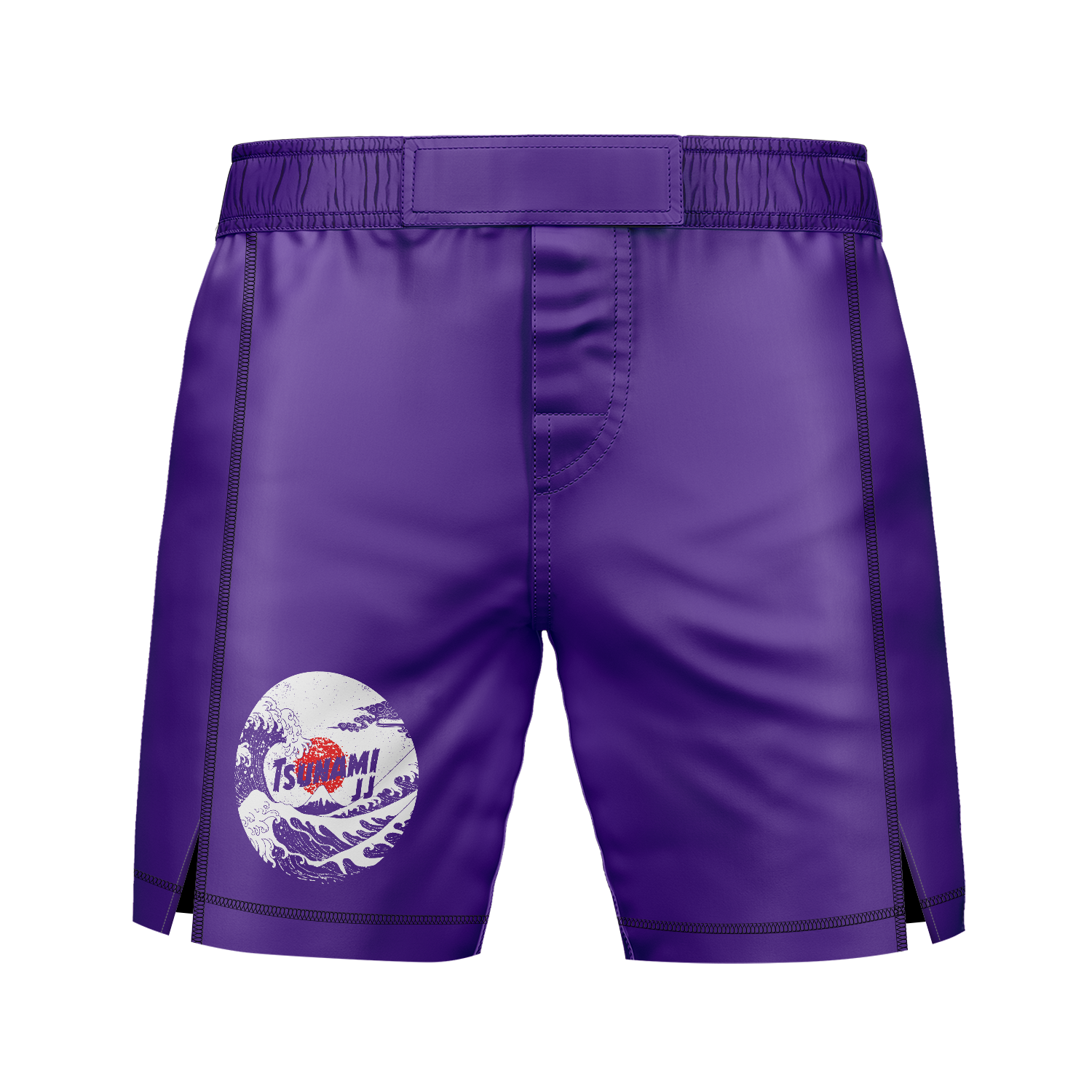 Tsunami JJ men's 7" fight shorts Ranked, purple
