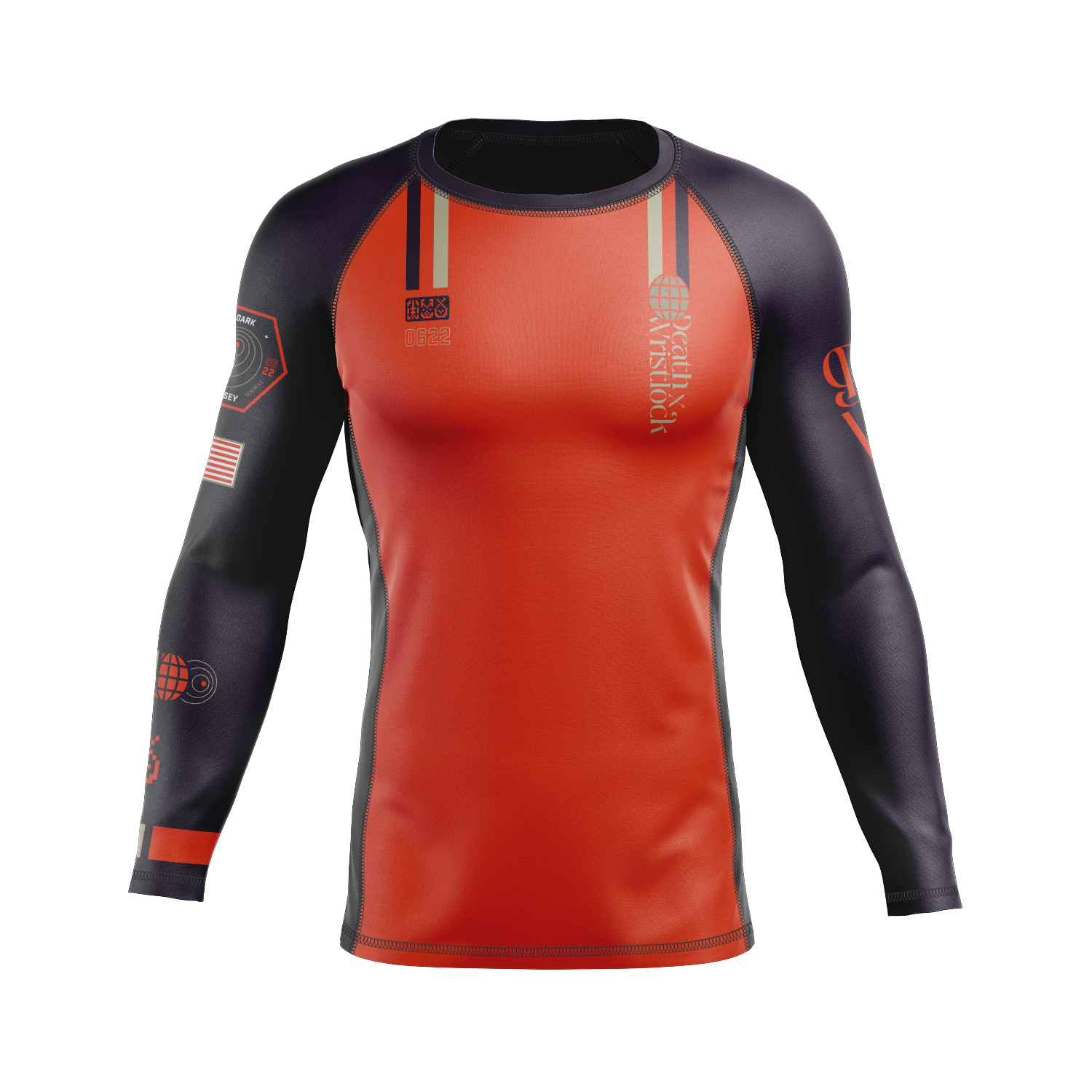 DxW: Dark Odyssey men's rash guard