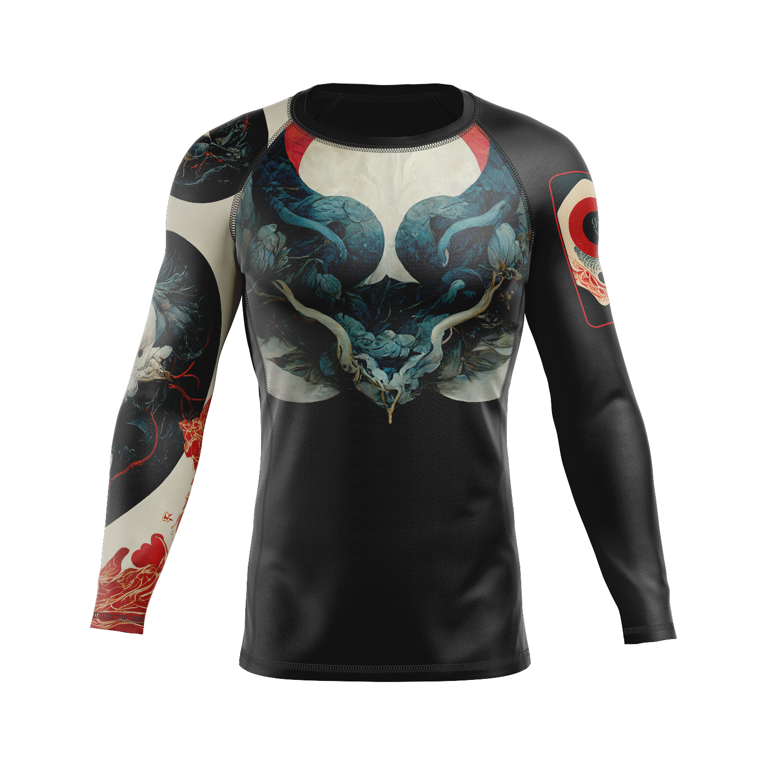 DxW: Ouroboros men's rash guard