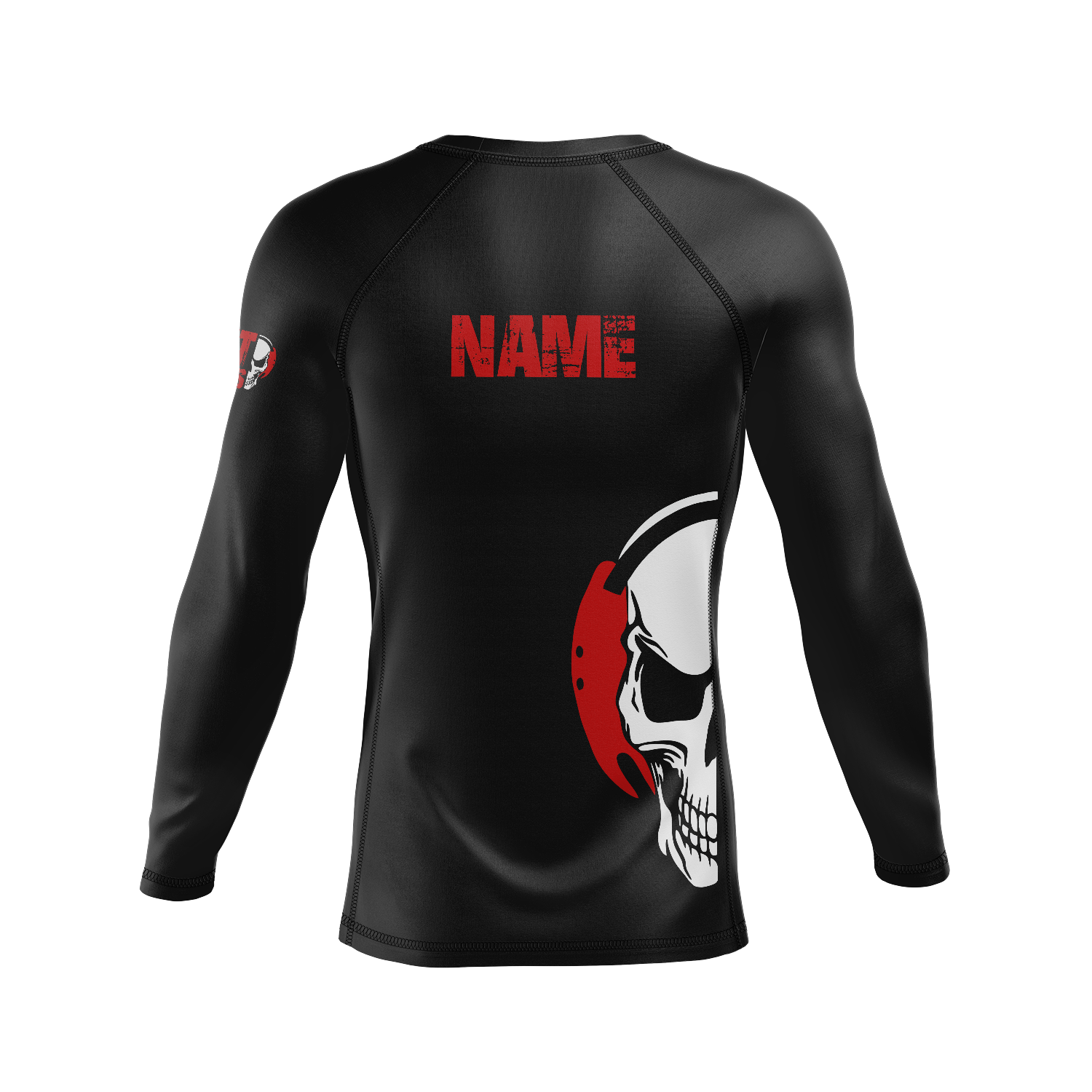 Outsiders Wrestling rash guard men's Standard Issue, black and red ...