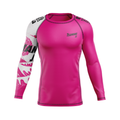 Tsunami JJ men's rash guard Pink Wave, pink