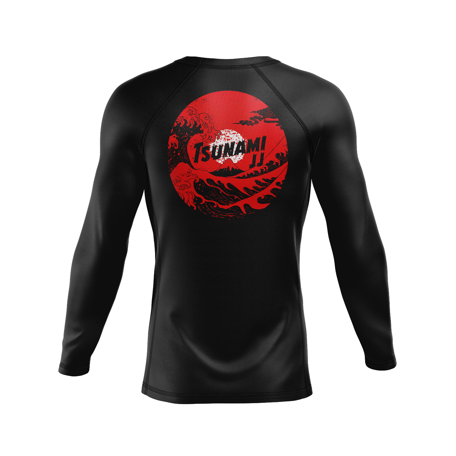 Tsunami JJ men's rash guard Ranked, black