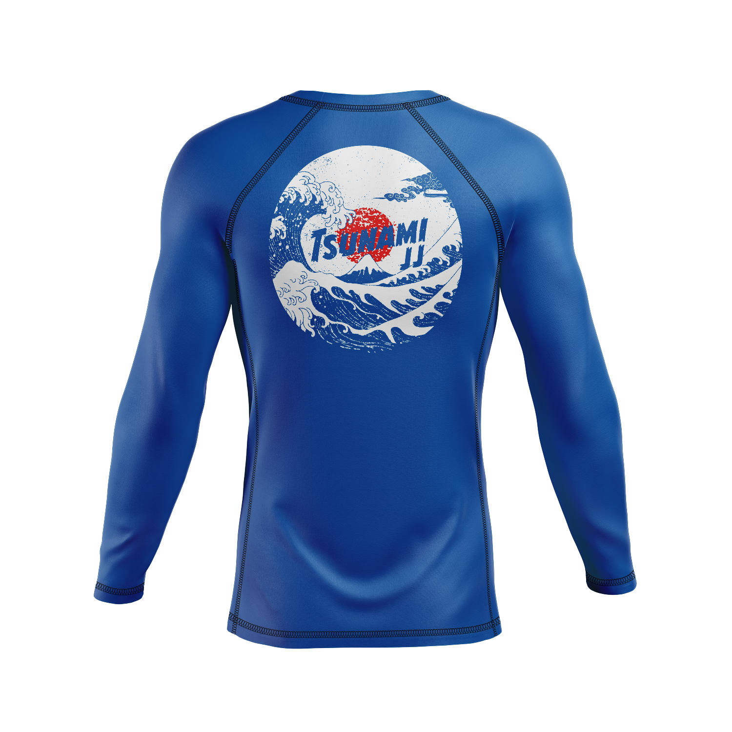 Tsunami JJ men's rash guard Ranked, blue