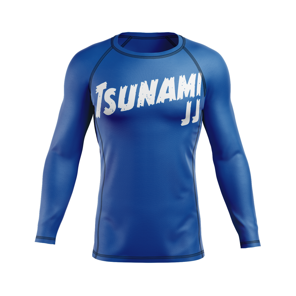 Tsunami JJ men's rash guard Ranked, blue
