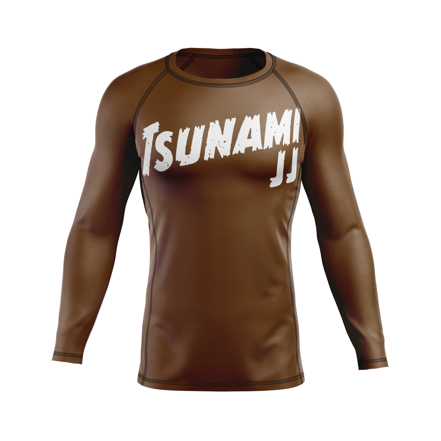 Tsunami JJ men's rash guard Ranked, brown